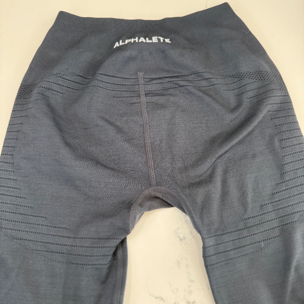 Alphalete Blue Grey Leggings